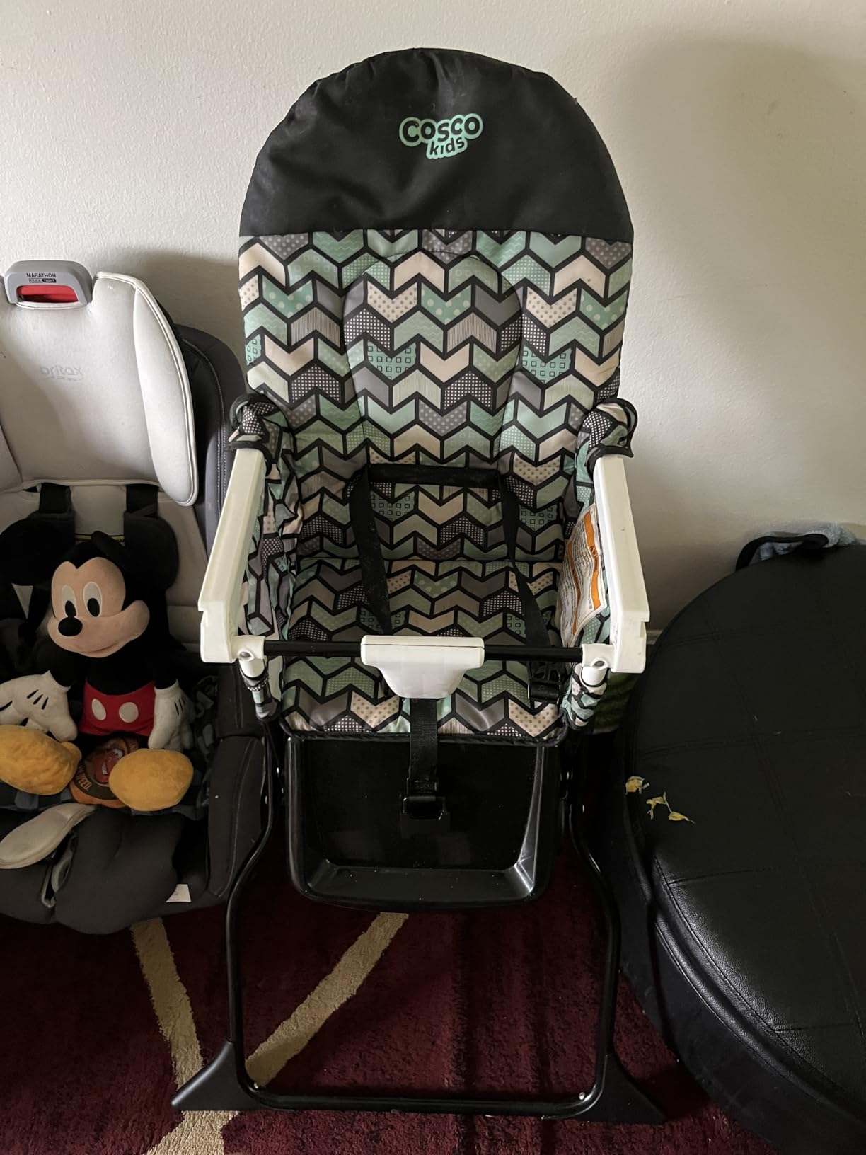 Cosco Kids Simple Fold Highchair for Baby, Simple Foldable High Chair, Convenient, Lightweight, and Compact Design, Comet customer photo 2