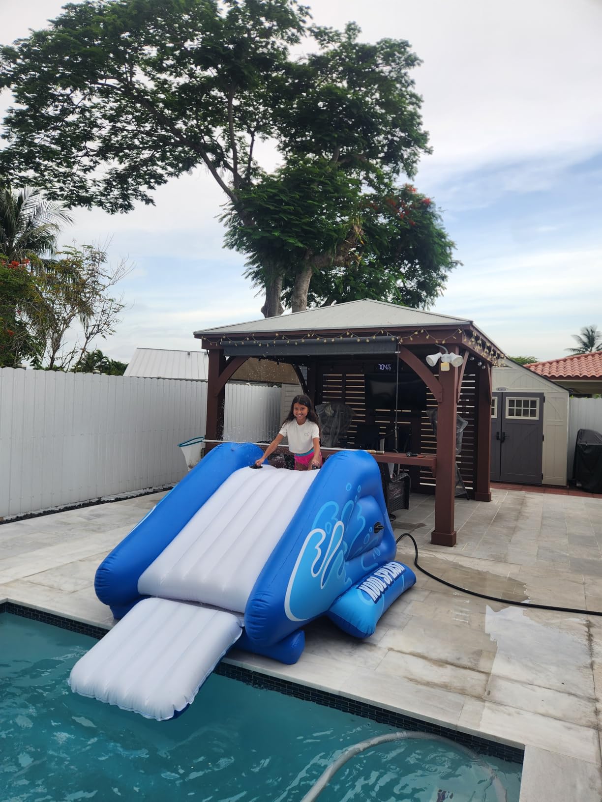 New INTEX Kool Splash Inflatable Swimming Pool Water Slide | 58849EP customer photo 1