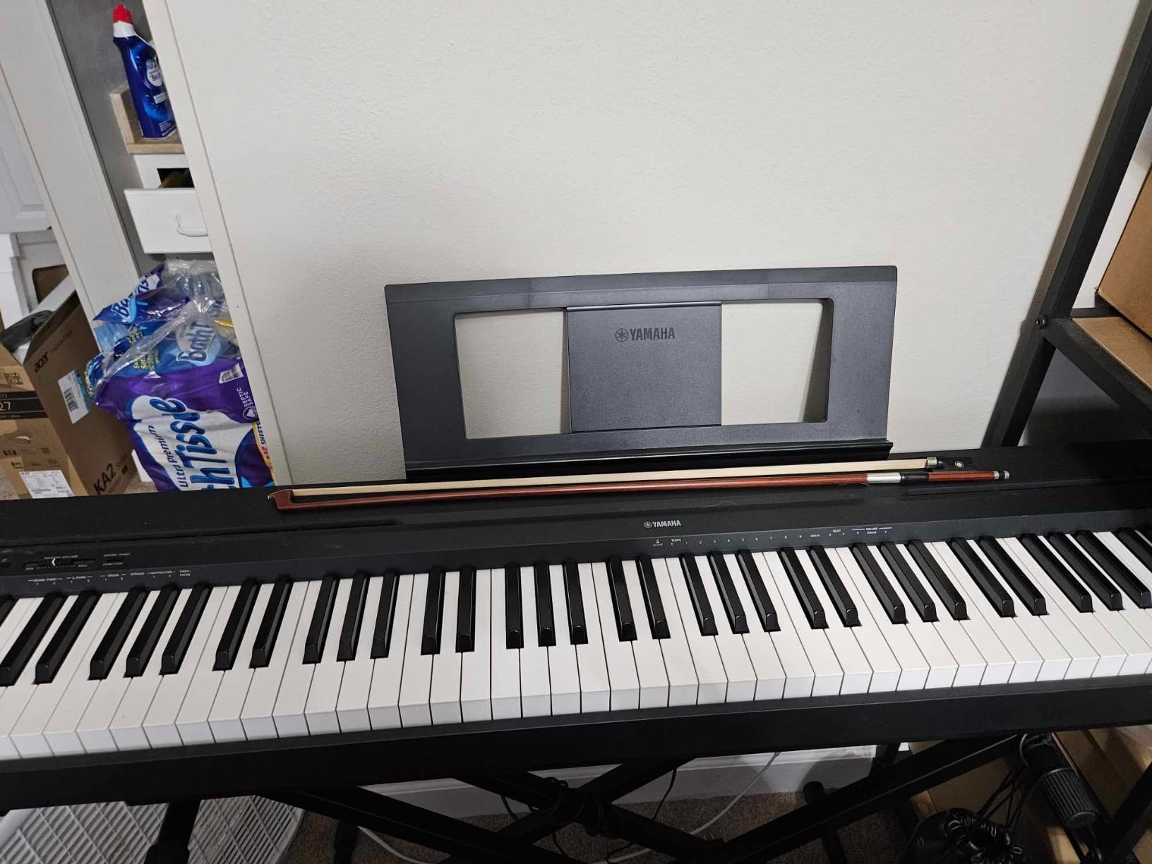 YAMAHA P71 88-Key Weighted Action Digital Piano with Sustain Pedal and Power Supply (Amazon-Exclusive) customer photo 1