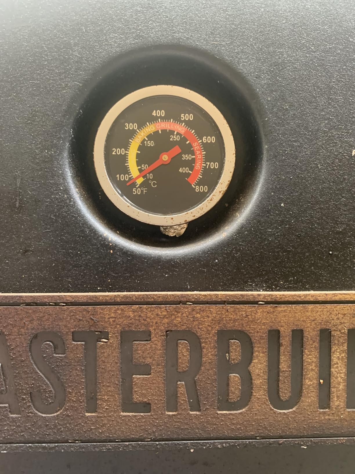 Grill Temperature Gauge BBQ Smoker Thermometer for Charcoal Grill and Pit customer photo 2