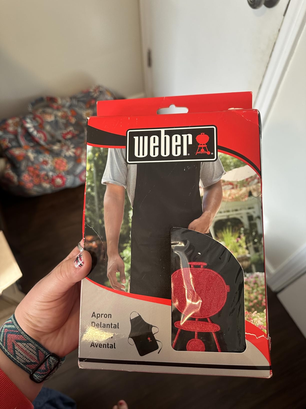 Weber® Adjustable Black Apron with Pockets customer photo 2