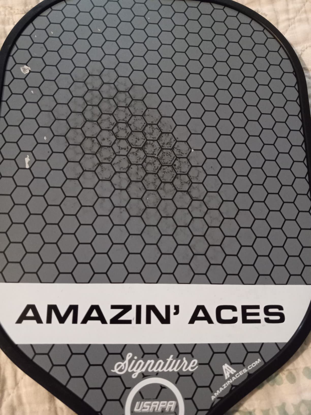 Amazin' Aces Graphite Pickleball Paddles Set - Single, 2 or 4 Paddles, Honeycomb Polymer Core with Comfy Cushion Grip - Varying Accessories Including Pickleballs, Pickleball Bag & Paddle Cover customer photo 1