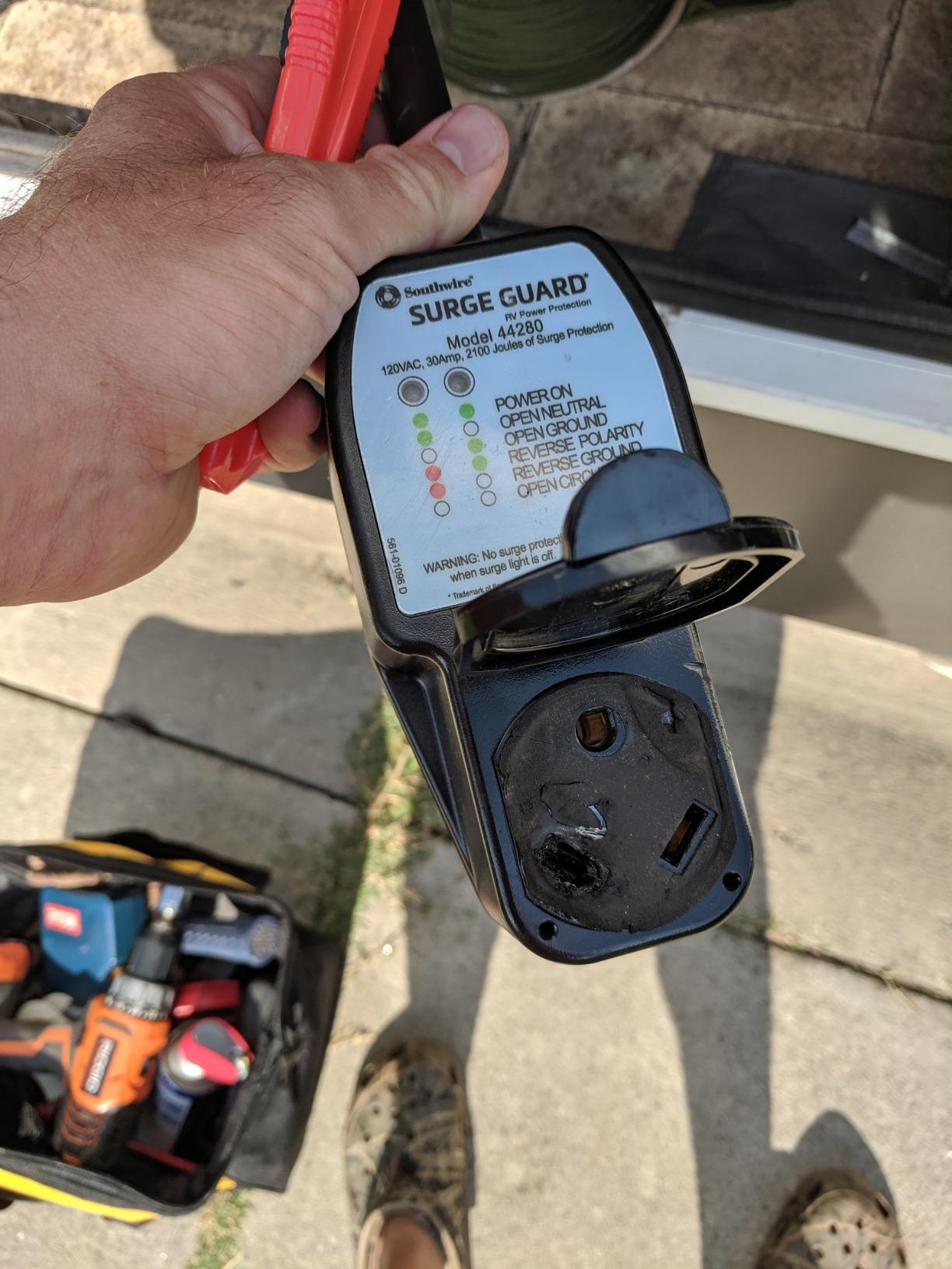 Southwire Surge Guard™ 30 Amp Portable RV Surge Protector with Enhanced Diagnostics, 2100 Joules, 44280 customer photo 2