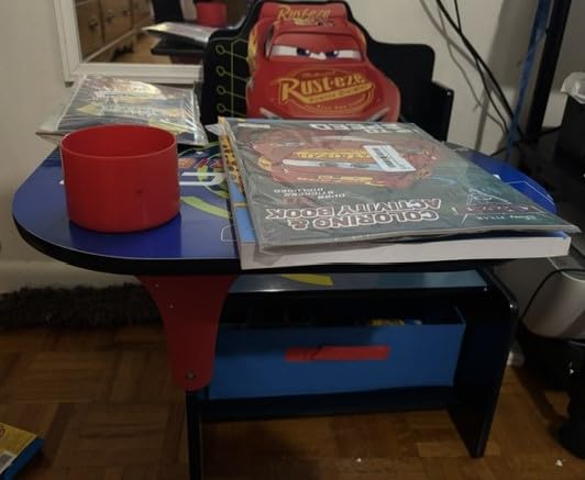 Delta Children Chair Desk With Storage Bin, Disney/Pixar Cars customer photo 2