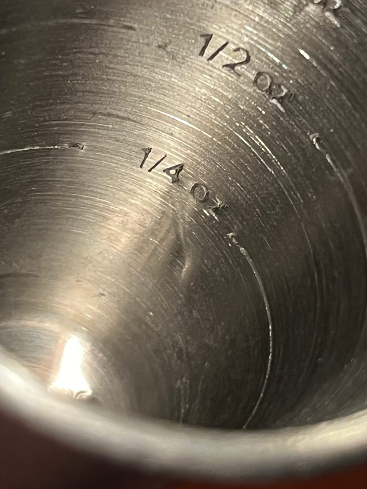 Barfly Japanese Style Jigger, 1 oz x 2 oz, Stainless customer photo 1