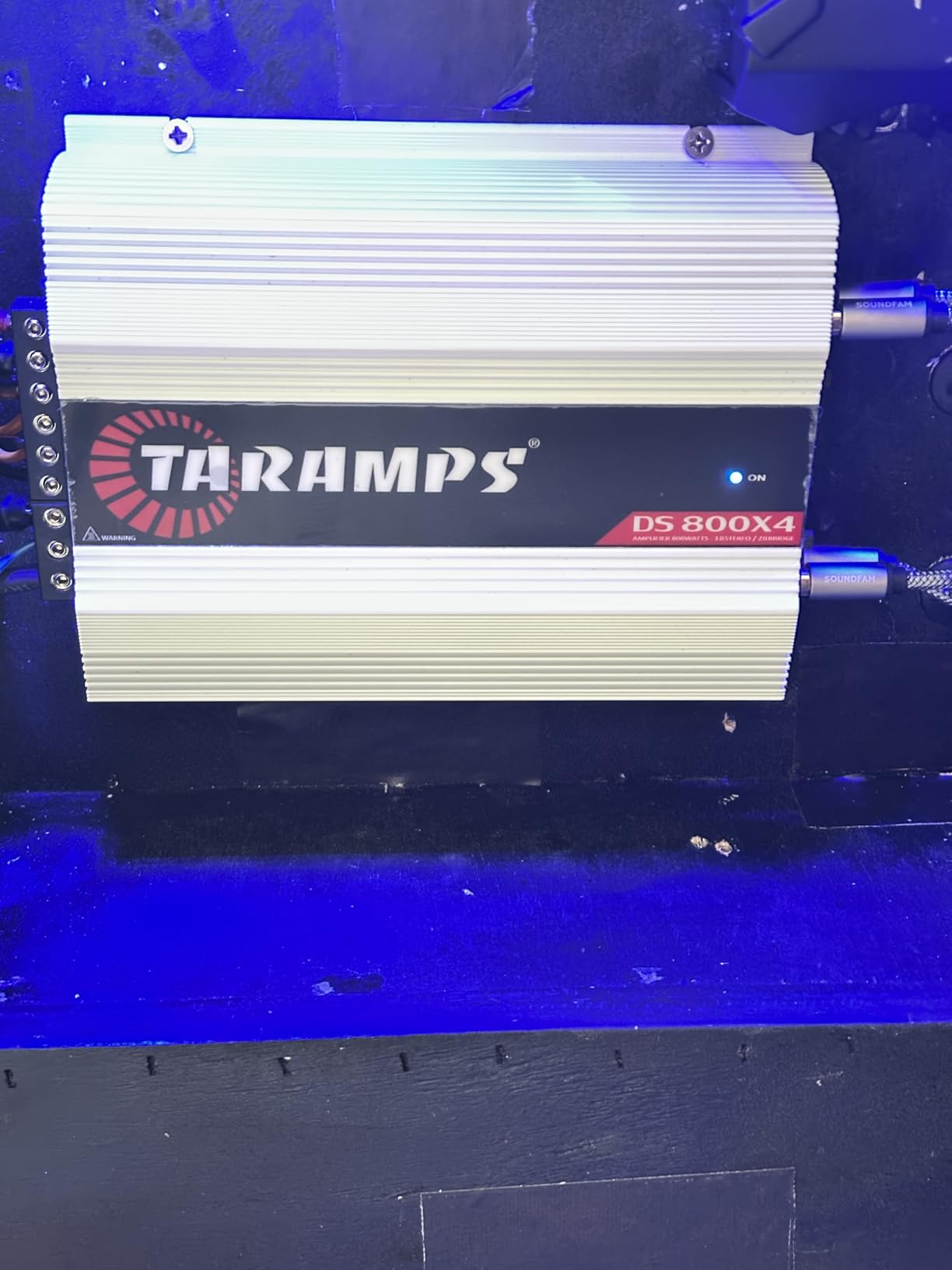 Taramps DS 800X4 1 Ohm 800W RMS Full Range 4-Channel Car Audio Amplifier customer photo 1