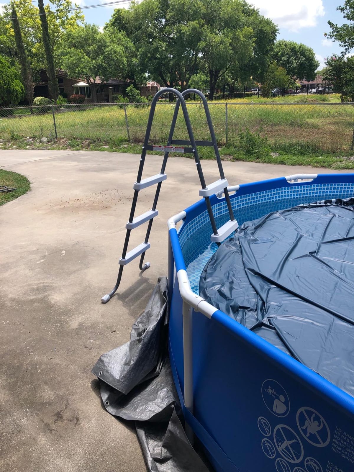 INTEX Steel Frame Pool Ladder for 42in Depth Above Ground Swimming Pools customer photo 1