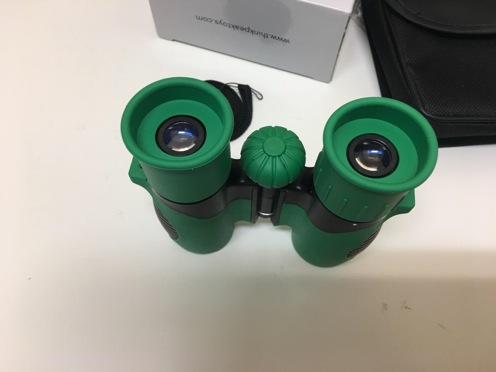Think Peak Green Binoculars Science Toy for Kids Ages 3-12 Years - Real Compact Outdoor Adventure & STEM Educational Nature Hiking Explorer for Bird Watching, Camping Children’s Birthday Gift customer photo 2