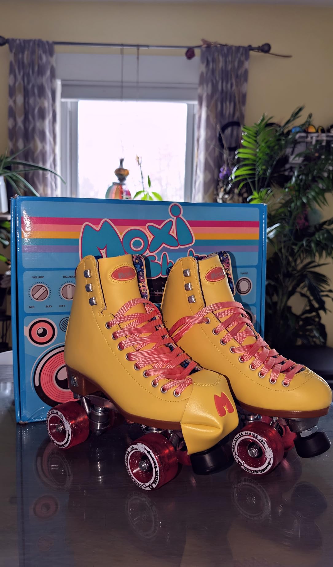Moxi Beach Bunny Roller Skates for Women - Colorful, Precision-Fit Skate with High-Rebound Wheels, Moisture-Wicking Lining & Padding, Roller Skates customer photo 2