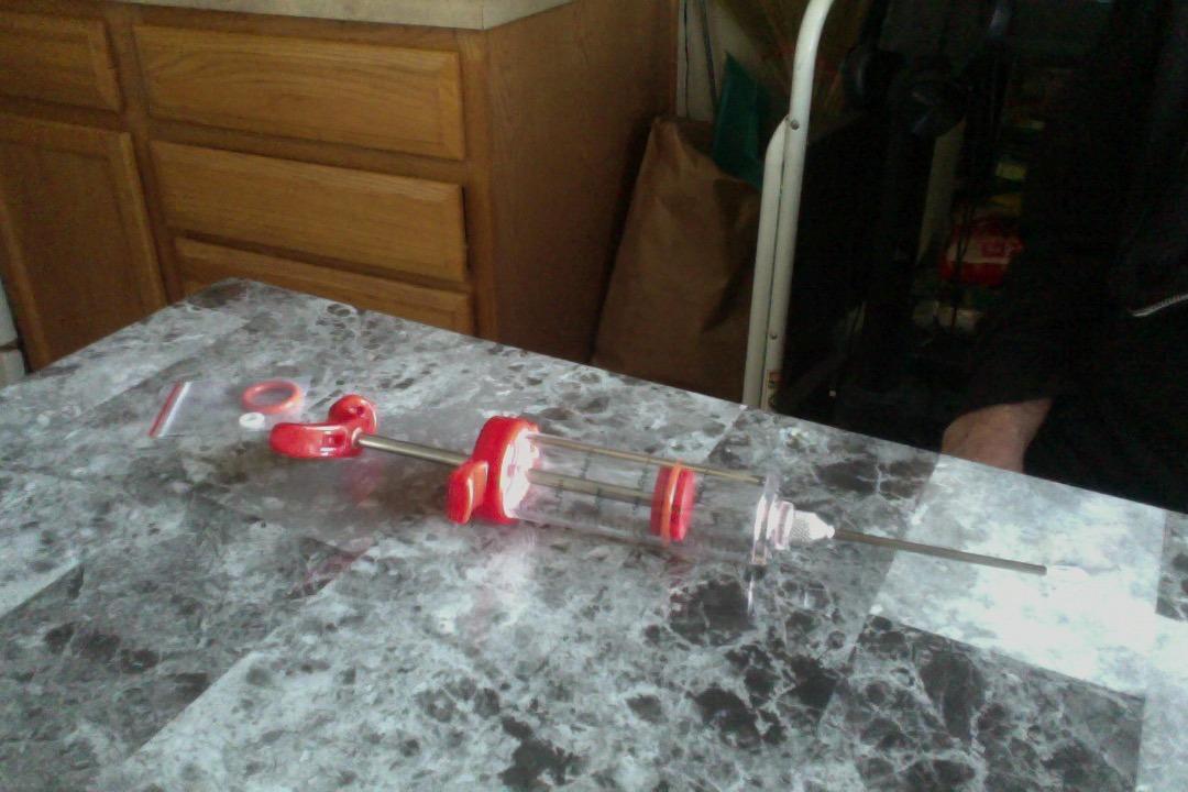 Ofargo Plastic Marinade Injector Syringe with Screw-on Meat Needle for BBQ Grill, 1-oz, Red, Recipe E-Book (Download PDF) customer photo 2
