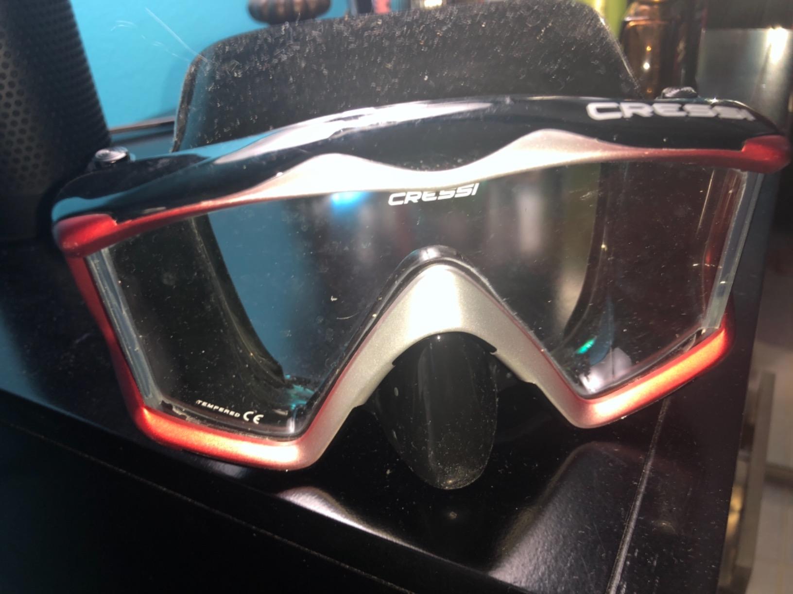 Cressi Perfect View Scuba Diving, Snorkeling Mask in Pure Comfortable Silicone - Available with Different Panoramic Lenses - Liberty Triside: Designed in Italy customer photo 1