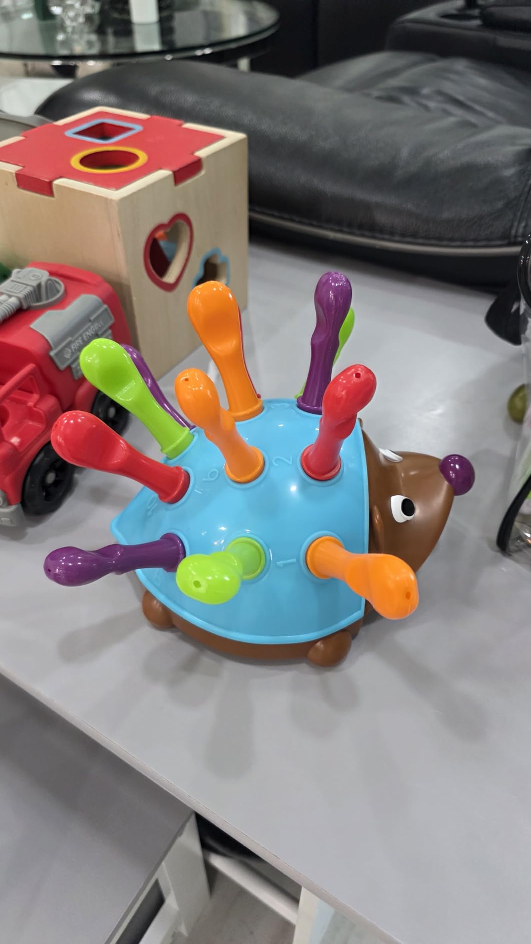Learning Resources Spike The Fine Motor Hedgehog - Toddler Montessori Toys, Stacking Shape, Gifts for Boys and Girls, Sorting and Matching Skill Activities, Educational Games, Kindergarten customer photo 1