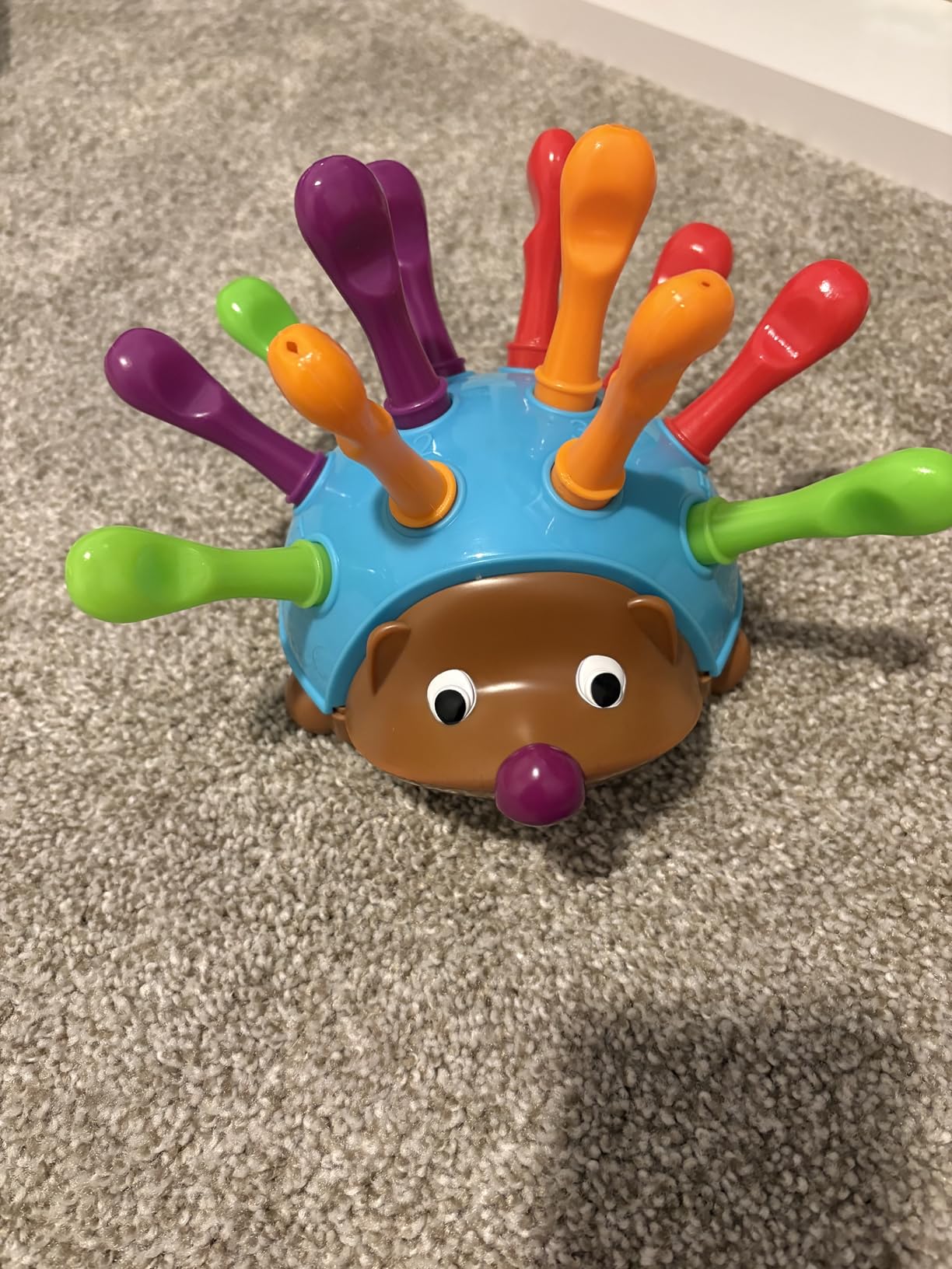 Learning Resources Spike The Fine Motor Hedgehog - Toddler Montessori Toys, Stacking Shape, Gifts for Boys and Girls, Sorting and Matching Skill Activities, Educational Games, Kindergarten customer photo 2