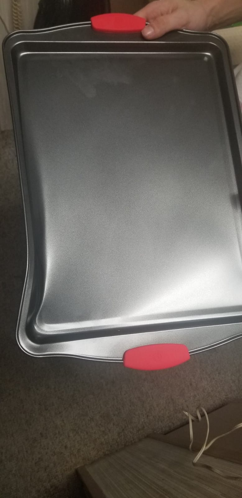 PERLLI Non-Stick 10-Piece Baking Pan Set, BPA-Free Carbon Steel Bakeware Set with Silicone Handles, Stackable Kitchen Oven Set, Cookie Sheet, Baking Tray, Baking Sheet Set, Oven Safe (446°F) customer photo 2