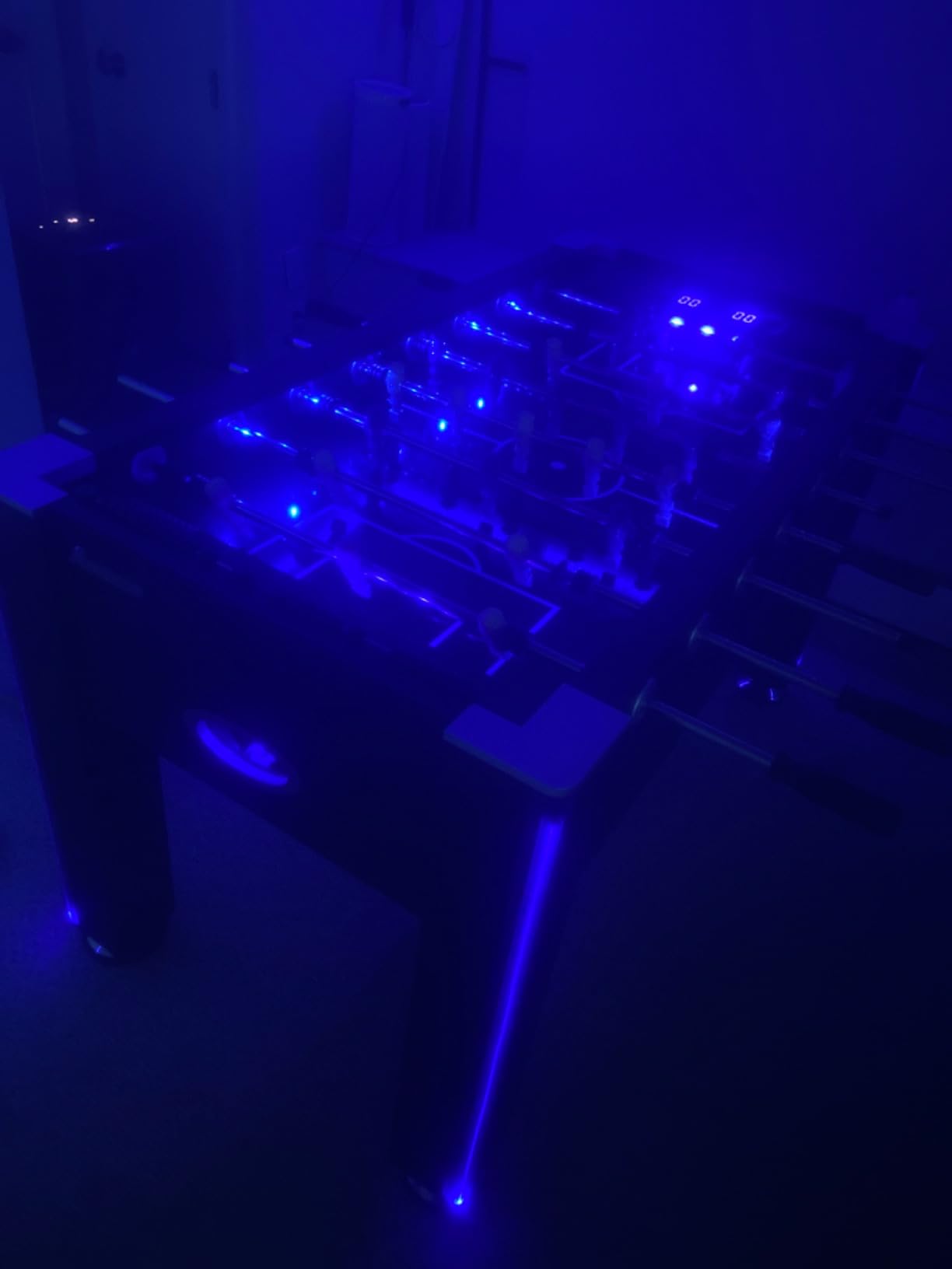 Atomic Azure LED Foosball Table with in-Rail Lighting customer photo 1