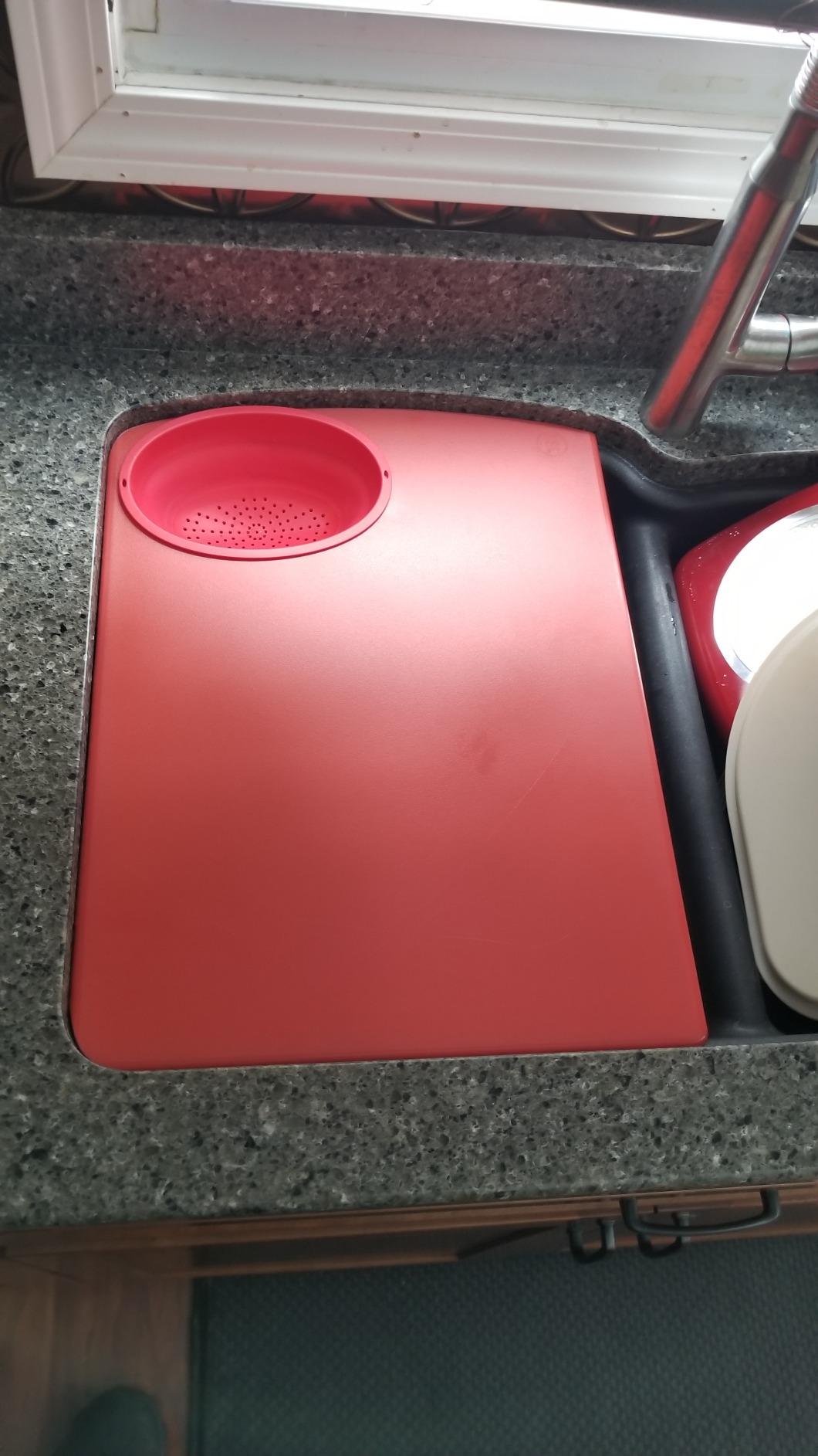 Commercial Grade 20x15 Black Cutting Board, X-Large 1/2