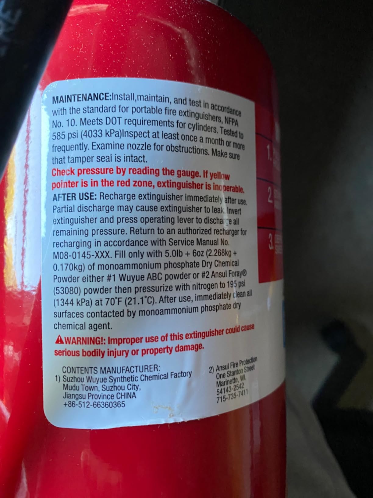 First Alert Fire Extinguisher, Heavy Duty for Home & Commercial Use customer photo 1