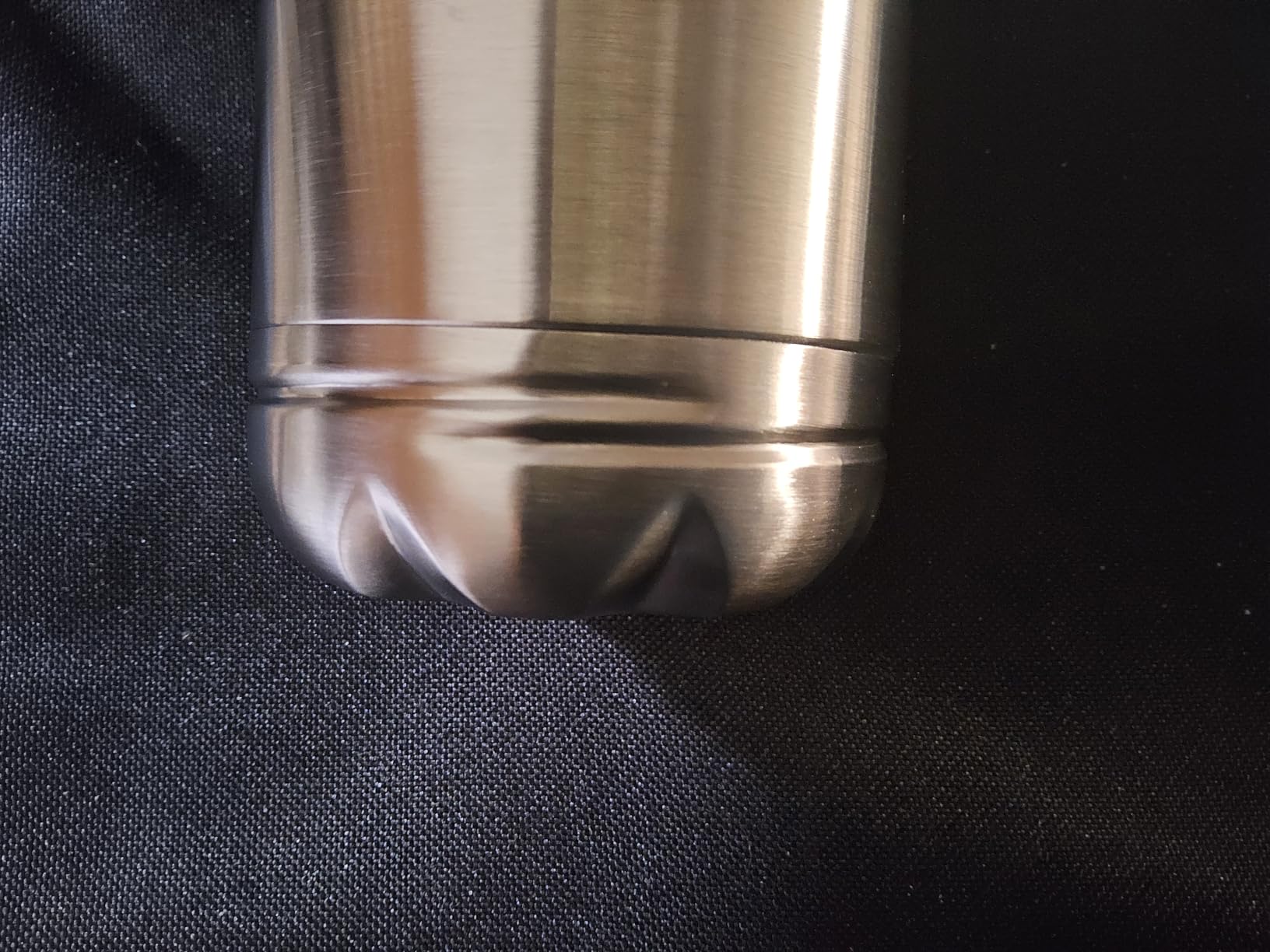 Diversion Water Bottle Safe, Stainless Steel with separate compartment. customer photo 1