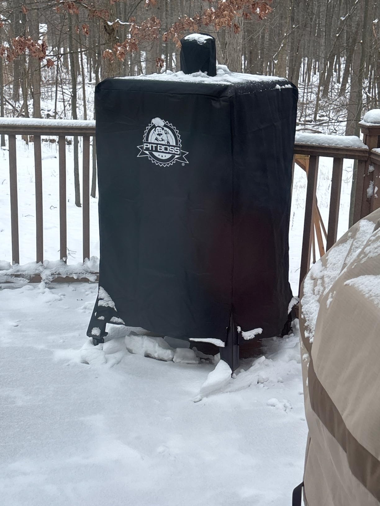 Pit Boss 5-Series Wood Pellet Vertical Smoker Cover, Black customer photo 1