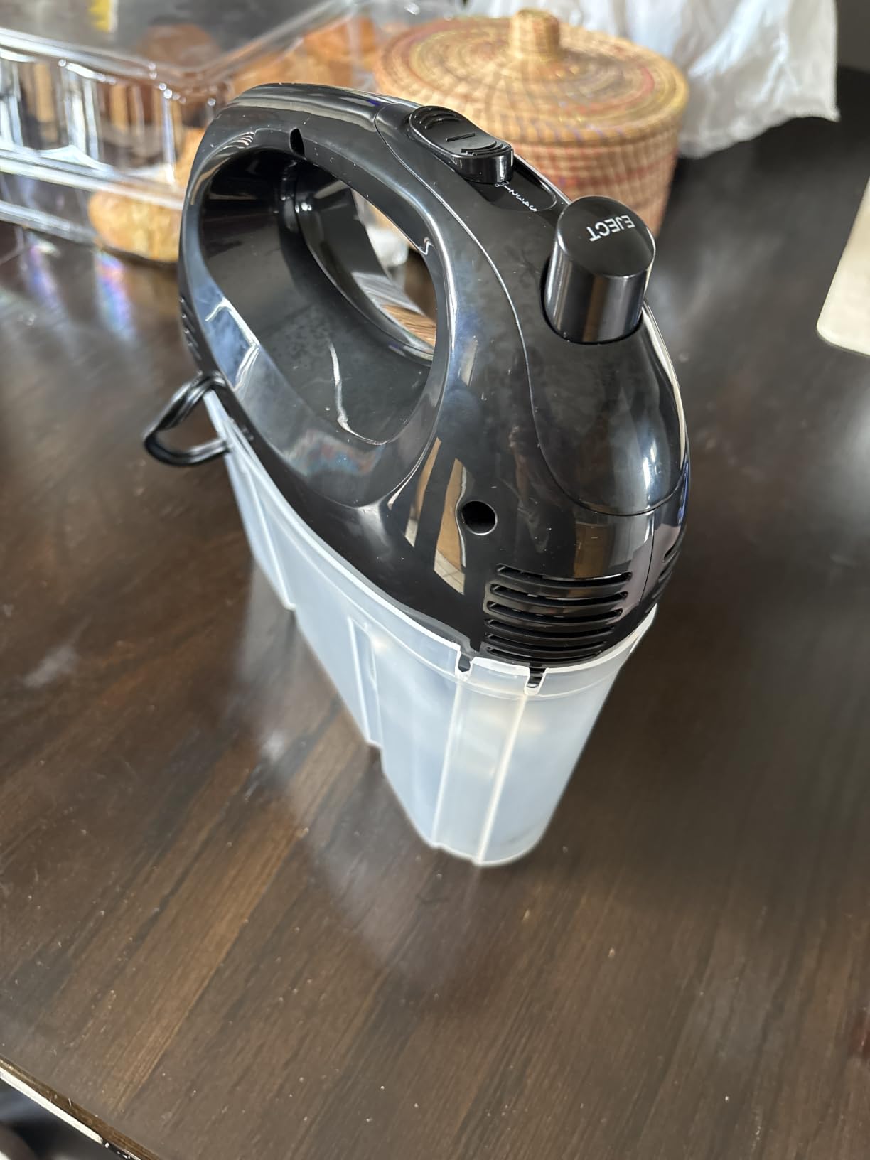 OVENTE 5-Speed Electric Hand Mixer with Storage Case,150W, Red HM151R customer photo 1