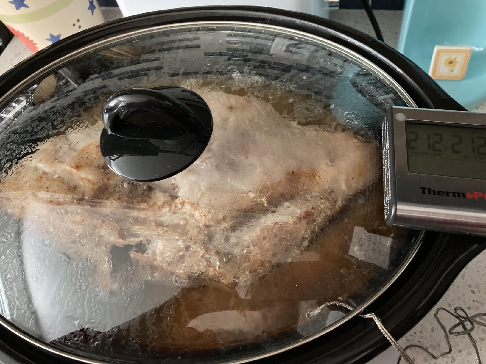 Crock-Pot Large 8-Quart Programmable Slow Cooker with Auto Warm Setting Black Stainless Steel customer photo 2