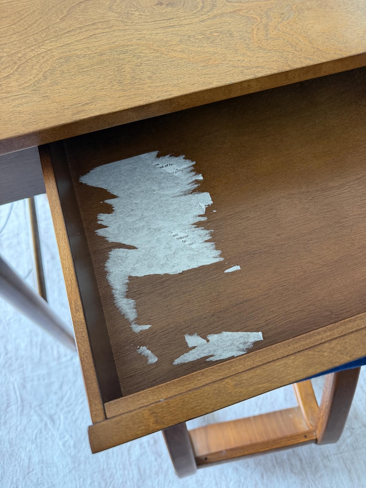 Melissa Mid Century Walnut Desk by Linon customer photo 1