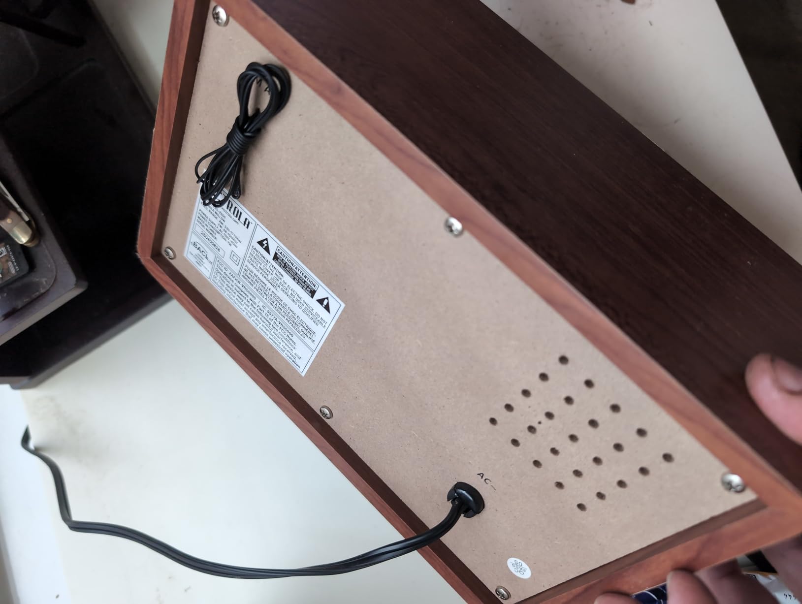 Victrola Willow - Retro Wood Bluetooth Radio, AM/FM - Walnut customer photo 1