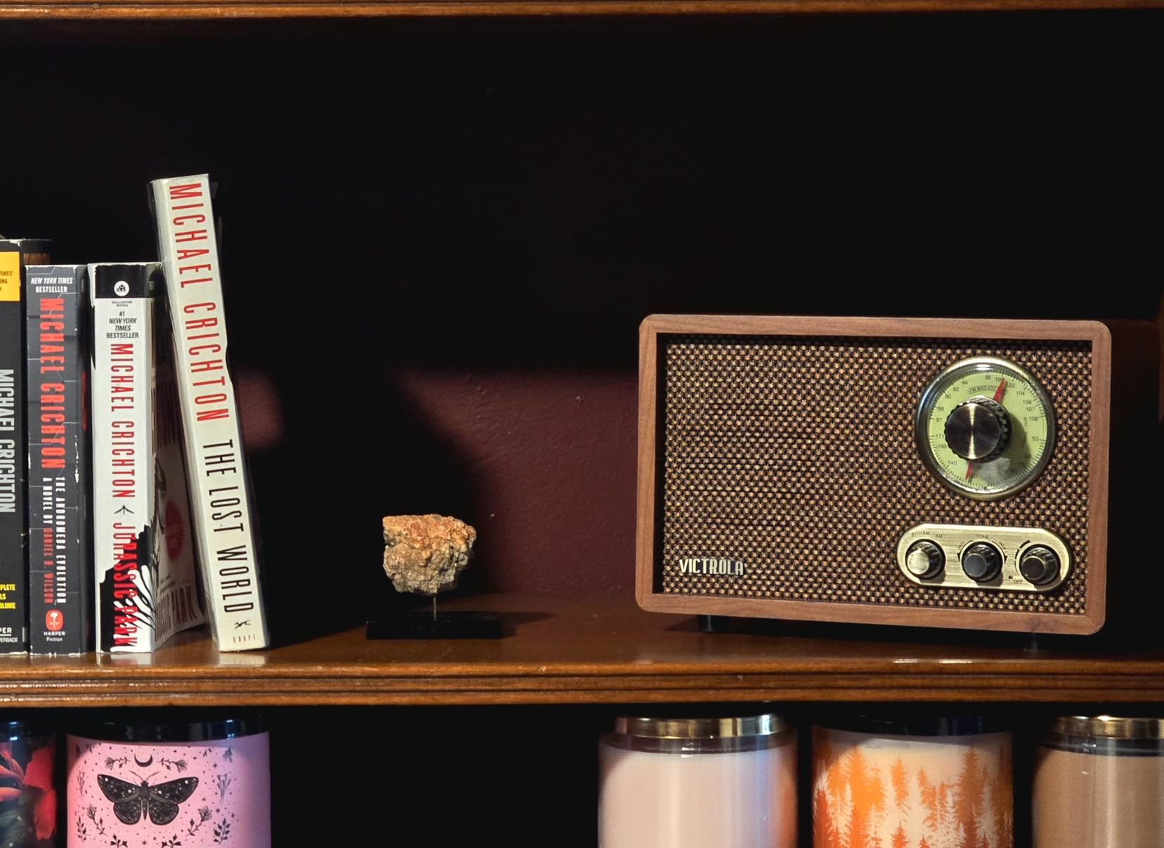 Victrola Willow - Retro Wood Bluetooth Radio, AM/FM - Walnut customer photo 2