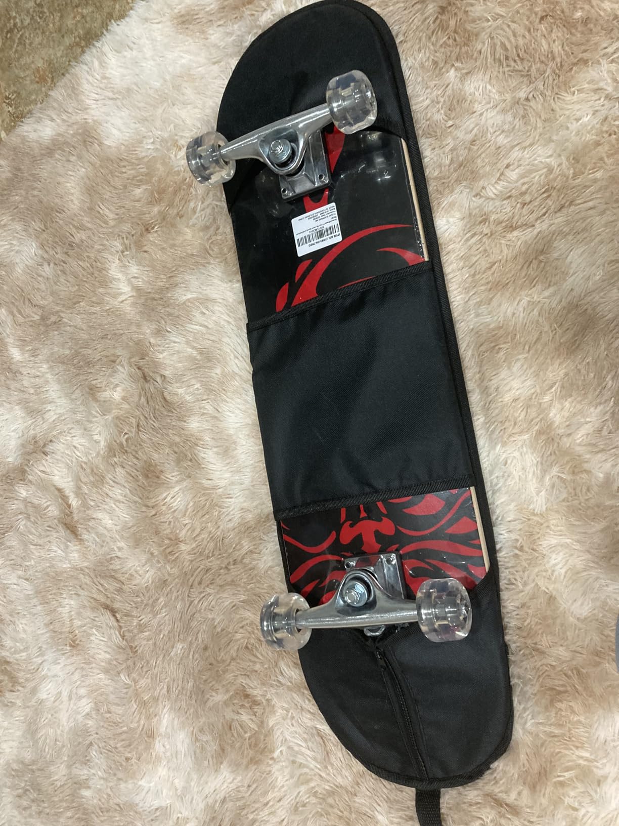 ChromeWheels 31 inch Skateboard Double Kick Skate Board Cruiser Longboard 8 Layer Maple Deck Skateboards for Kids and Beginners customer photo 2