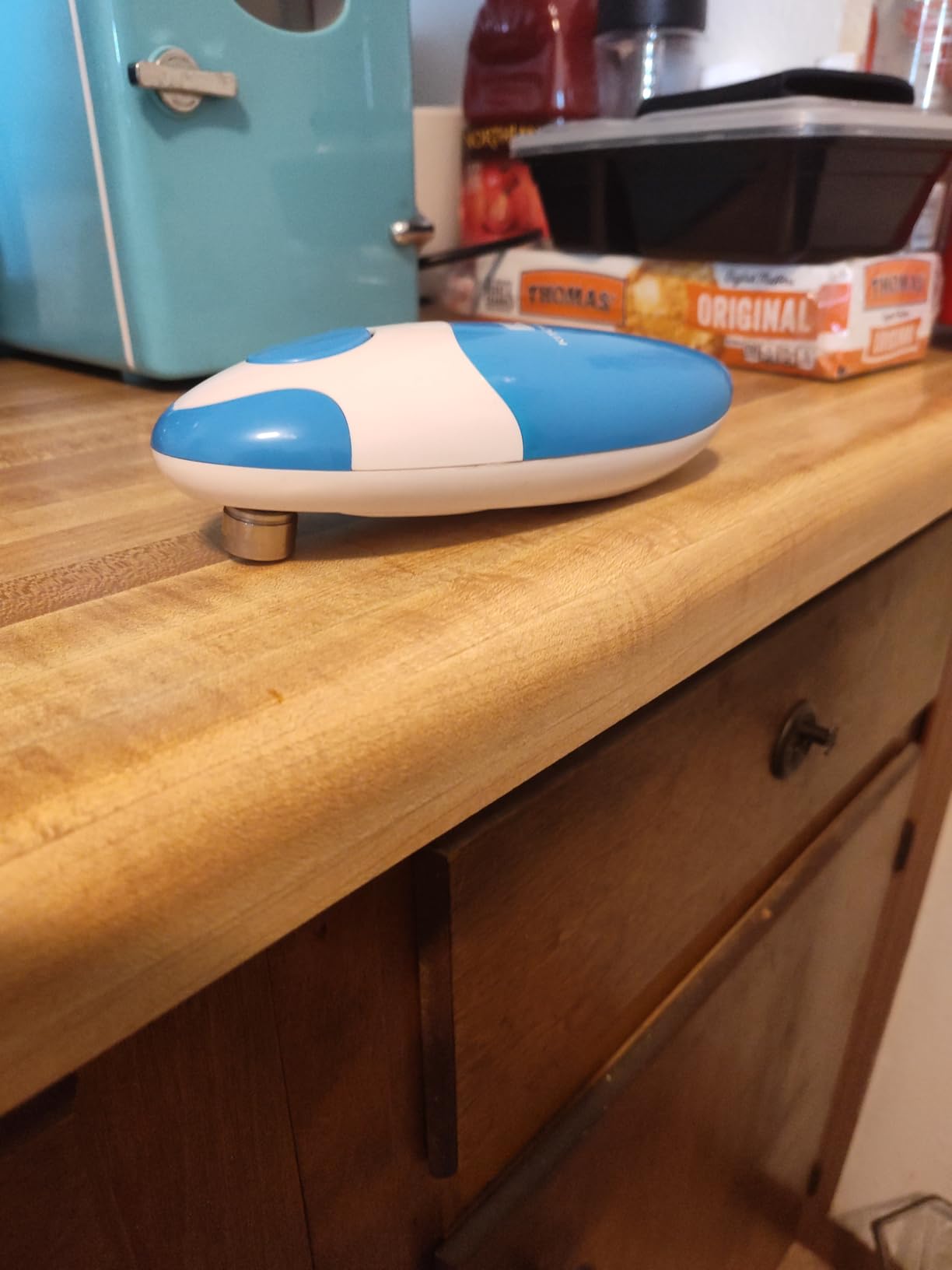 Kitchen Mama Auto Electric Can Opener, Battery Operated, Red customer photo 1