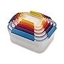 Joseph Joseph Nest Lock Plastic BPA Free Food Storage Container Set with Lockable Airtight Leakproof Lids, 10-Piece, Multi-Color customer photo 2