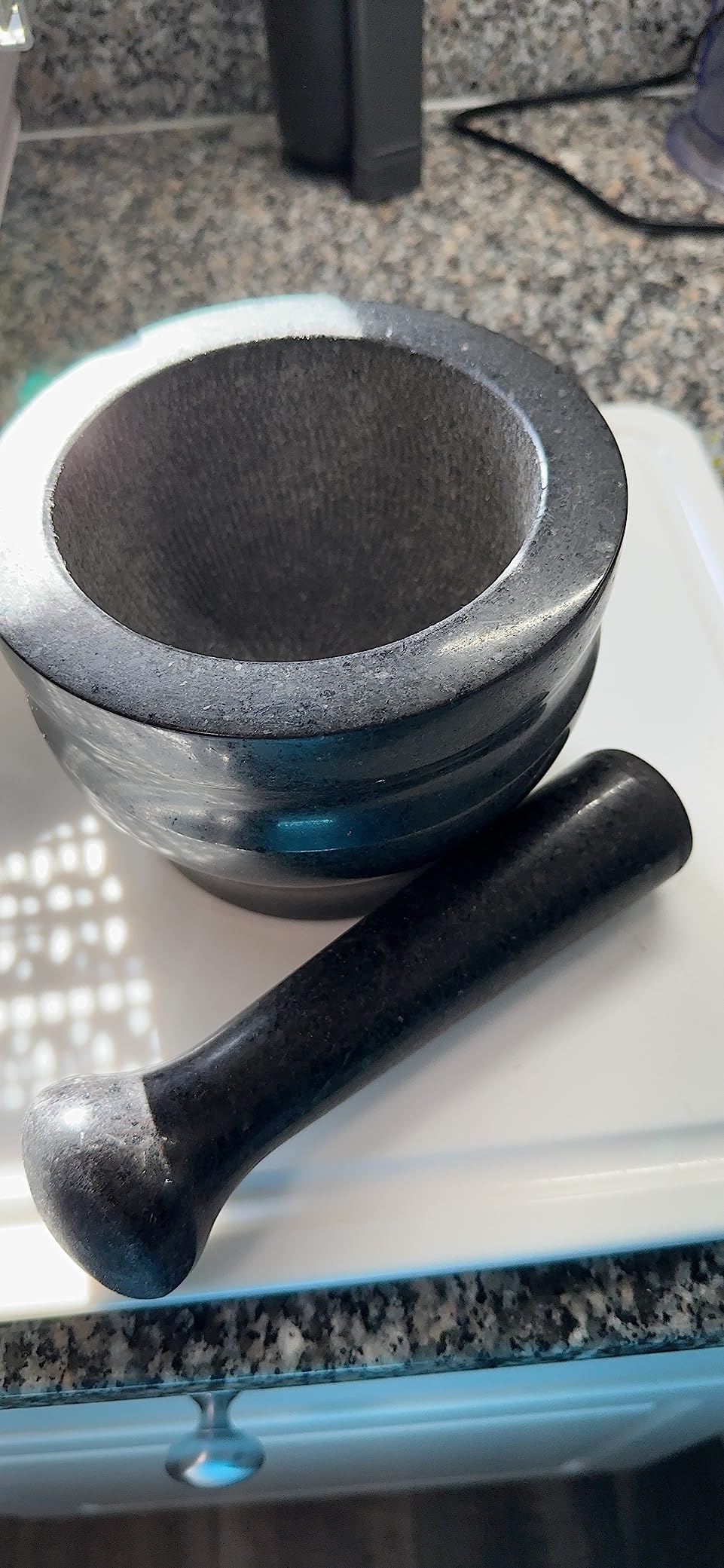 Cole & Mason Granite Mortar & Pestle, Grey, 5