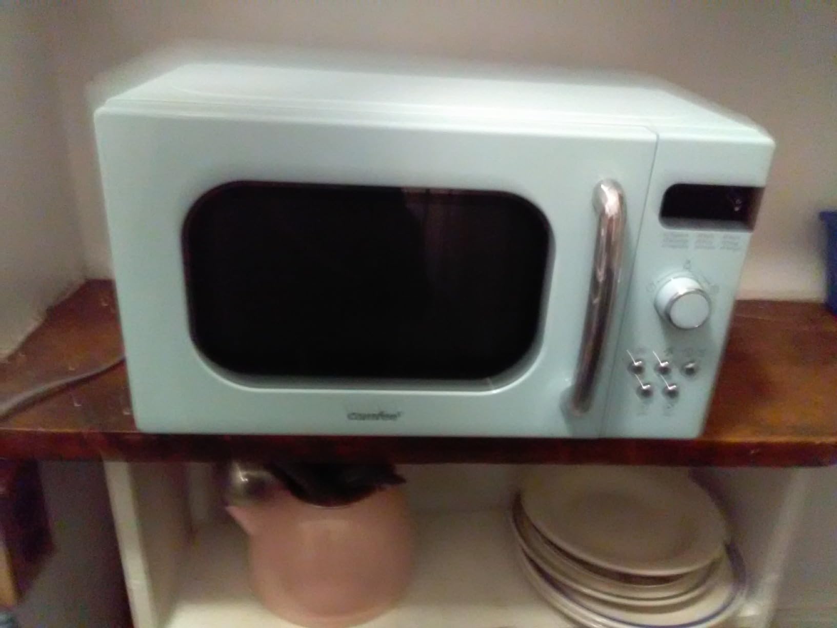 COMFEE' Countertop Microwave Oven, 0.7 Cu.Ft, 700W, Black, ECO Mode customer photo 2