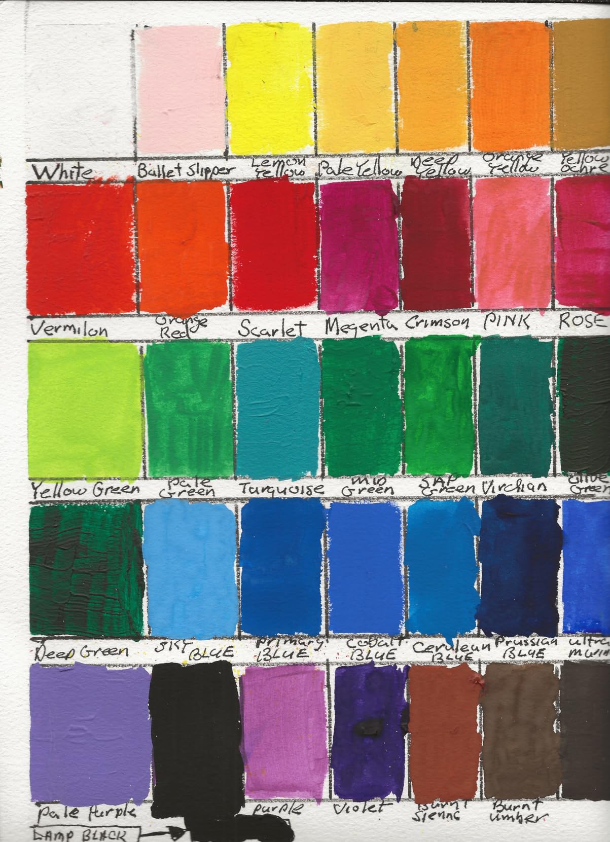 U.S. Art Supply Professional 36-Color Gouache Paint Set in Large 18ml Tubes | Includes: Color Mixing Wheel - Gouache Paint Tubes for Artists, Students, Beginners customer photo 2