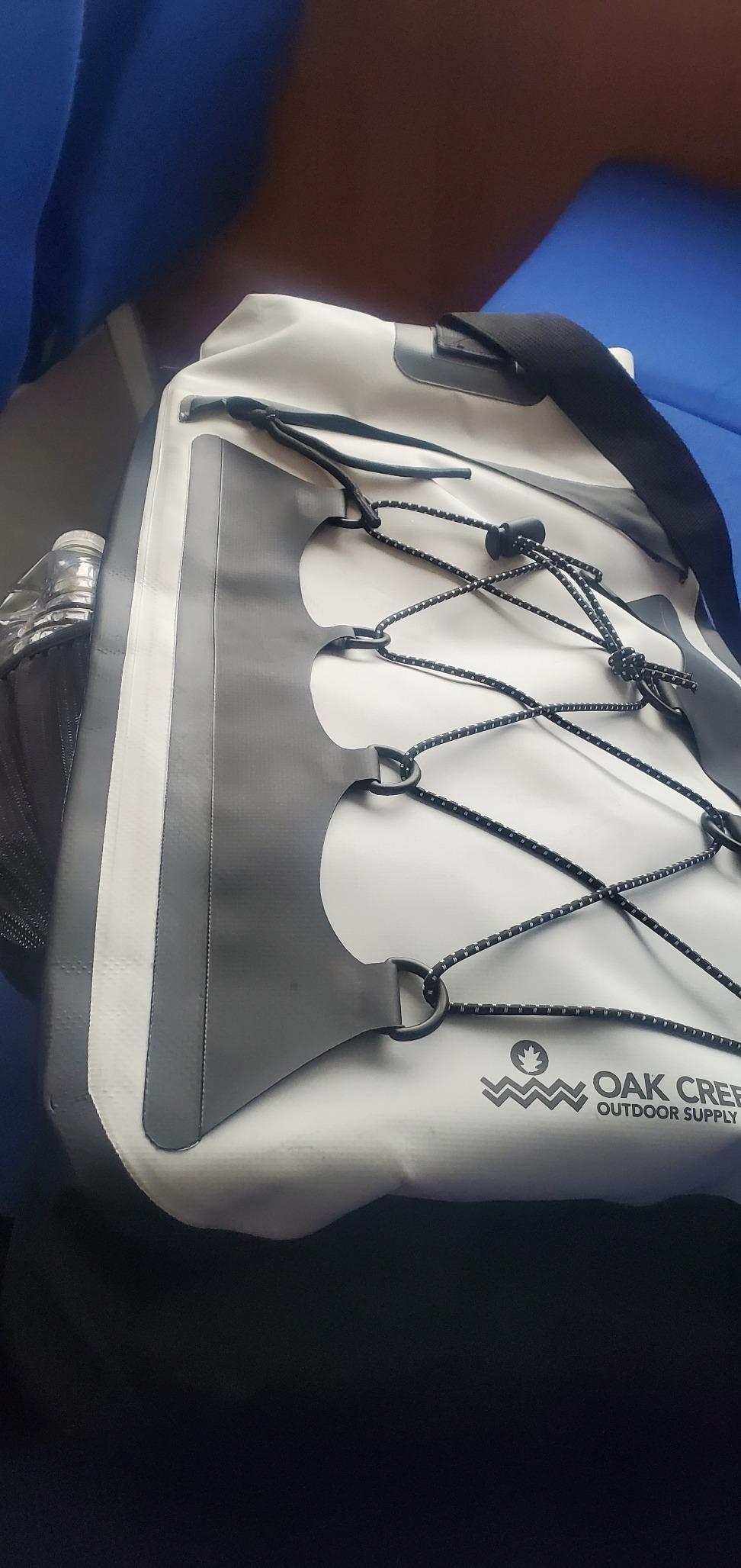 Oak Creek Canyon Falls 30L Dry Bag Backpack. Premium Waterproof Backpack with Padded Shoulder Straps. PVC Construction. Keep Your Gear Dry customer photo 2