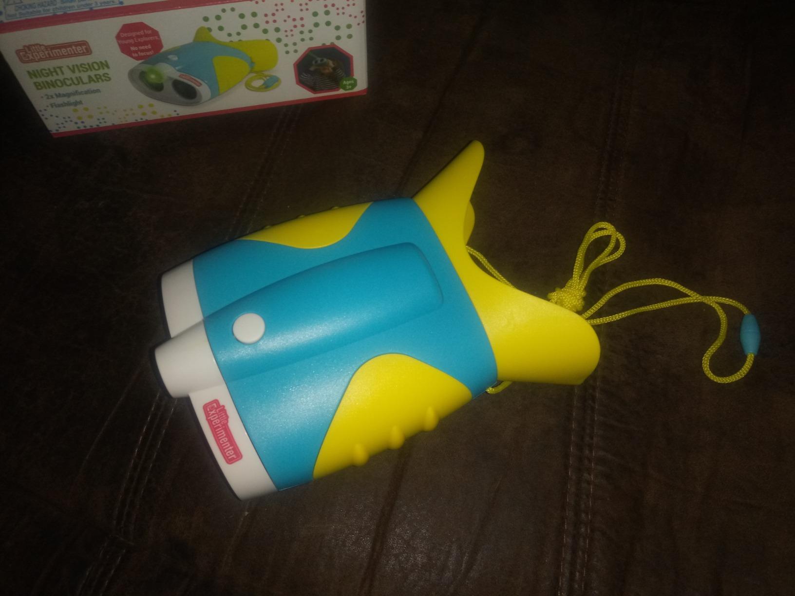 Little Experimenter Night Vision Binoculars for Kids, Flashlight, Ages 3-6 customer photo 1