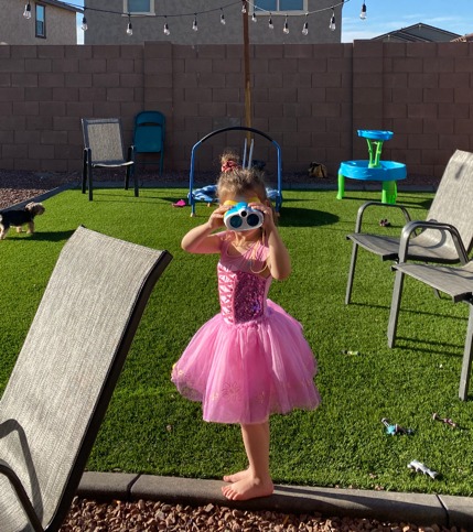 Little Experimenter Night Vision Binoculars for Kids, Flashlight, Ages 3-6 customer photo 2