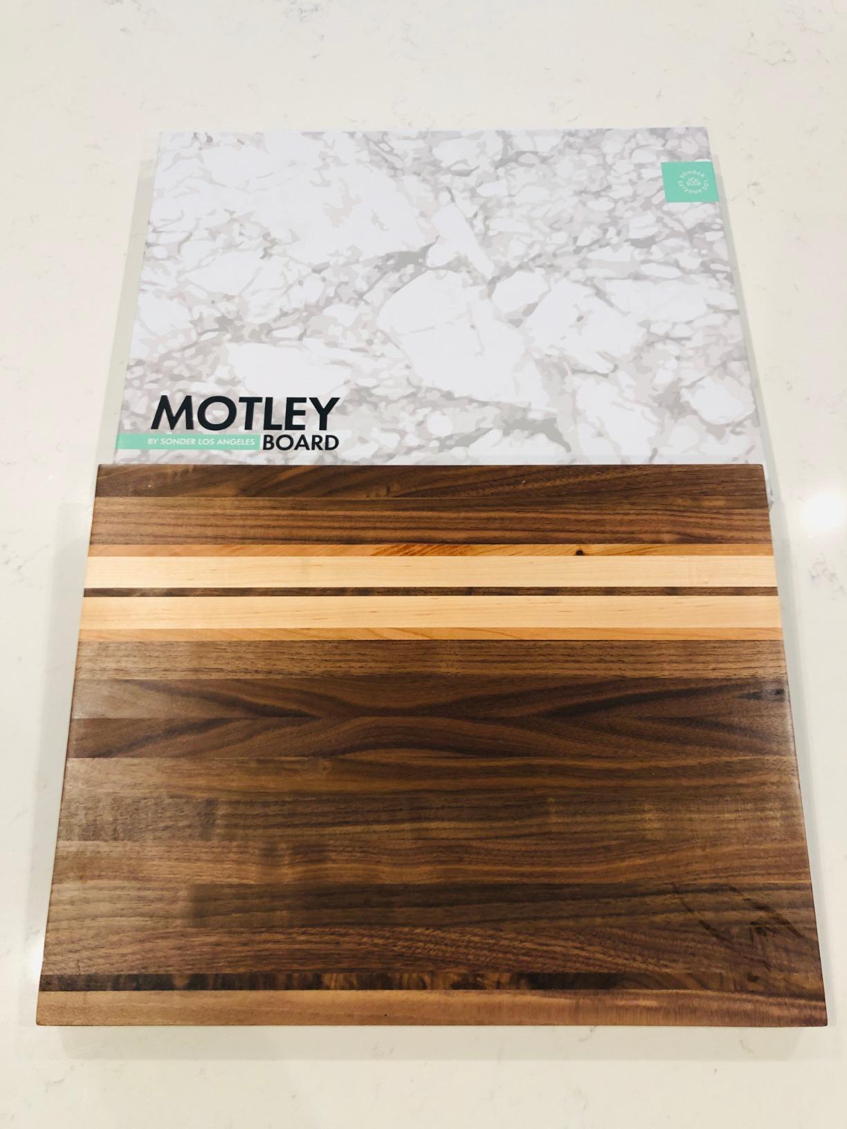 Sonder Los Angeles Motley Cutting Board, Walnut Cherry Maple, 17x13x1.1 in customer photo 1
