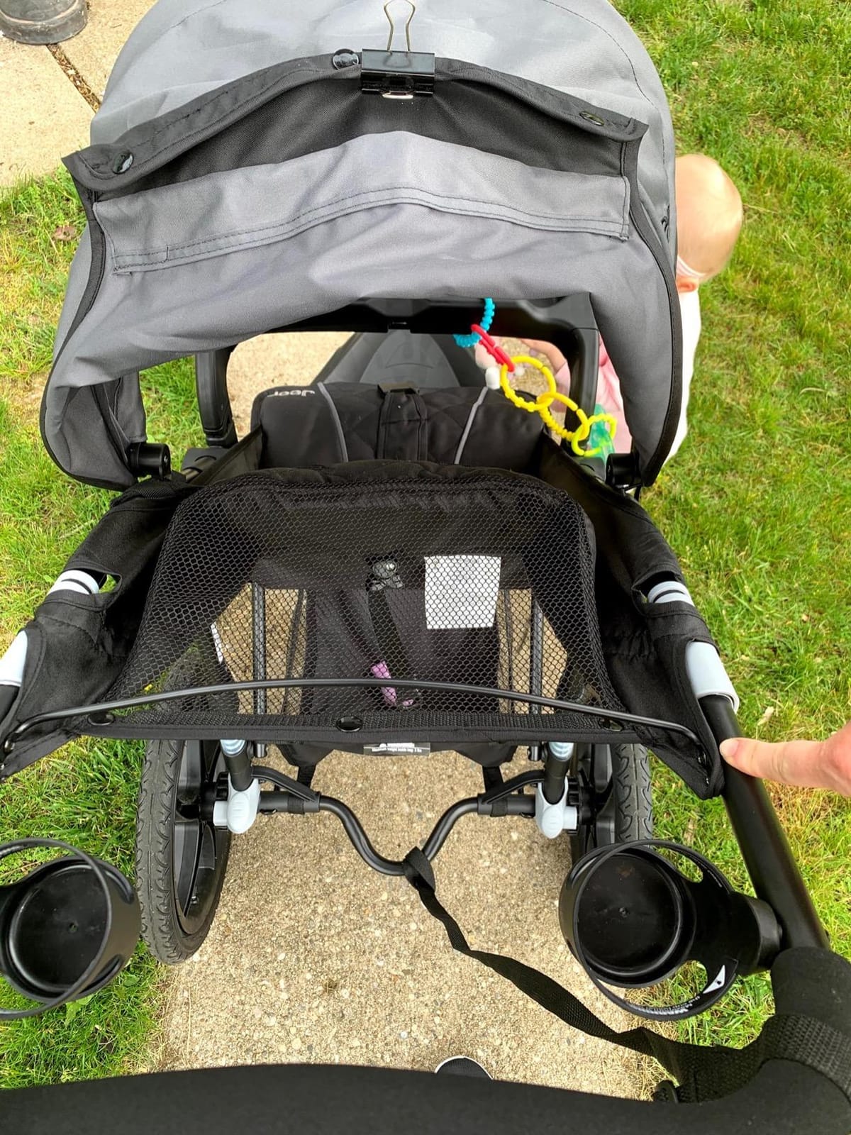 Jeep Classic Jogging Stroller by Delta Children, Grey customer photo 1