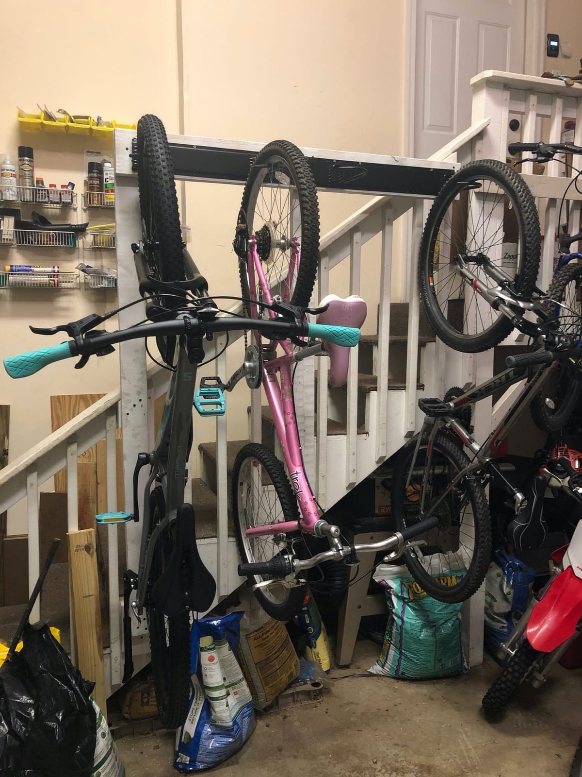 Ultrawall Stainless Steel Bike Storage Rack, Wall Mount 6 Bike Hanger customer photo 2