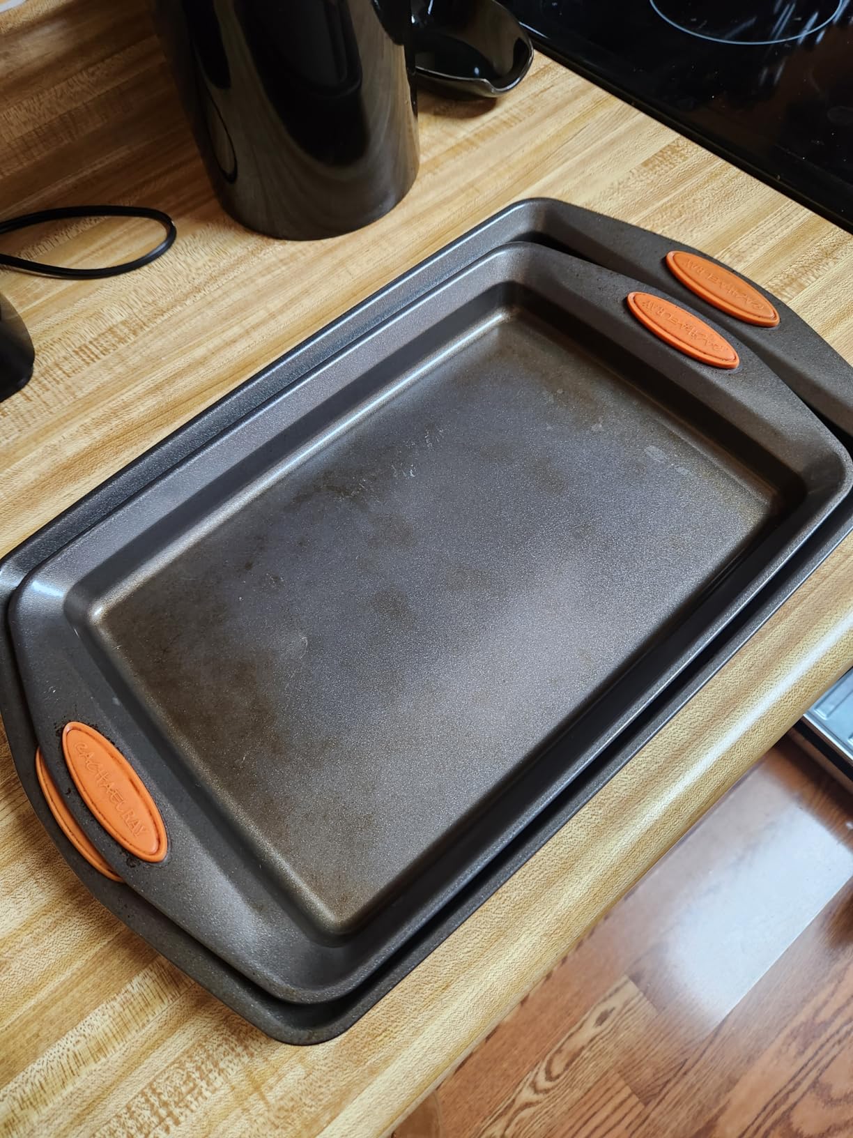 Rachael Ray Bakeware Nonstick Cookie Pan Set, Baking Pans Set, 3 Piece customer photo 1