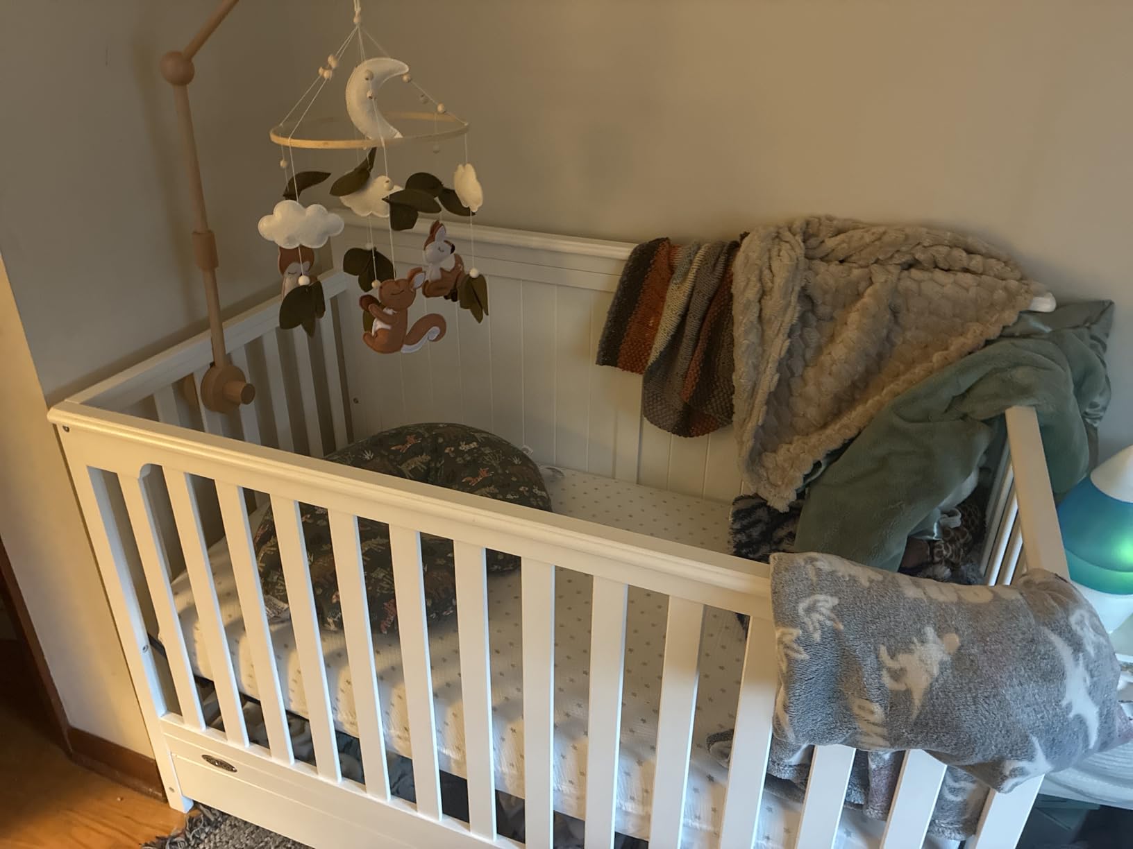 Graco Hadley 5-in-1 Convertible Crib with Drawer, White customer photo 1