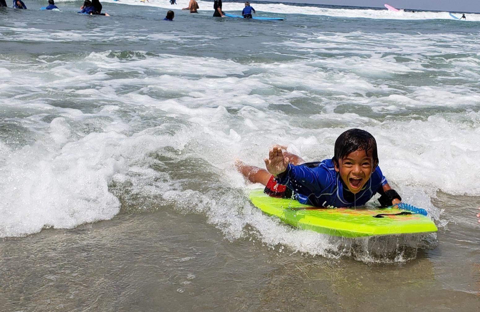 'Wave Weapon' Body Board for All Wave Conditions - Lightweight with EPS Core HDPE Slick Bottom Body Boards for Beach with Wrist Leash and Plug for Kids and Adults customer photo 2