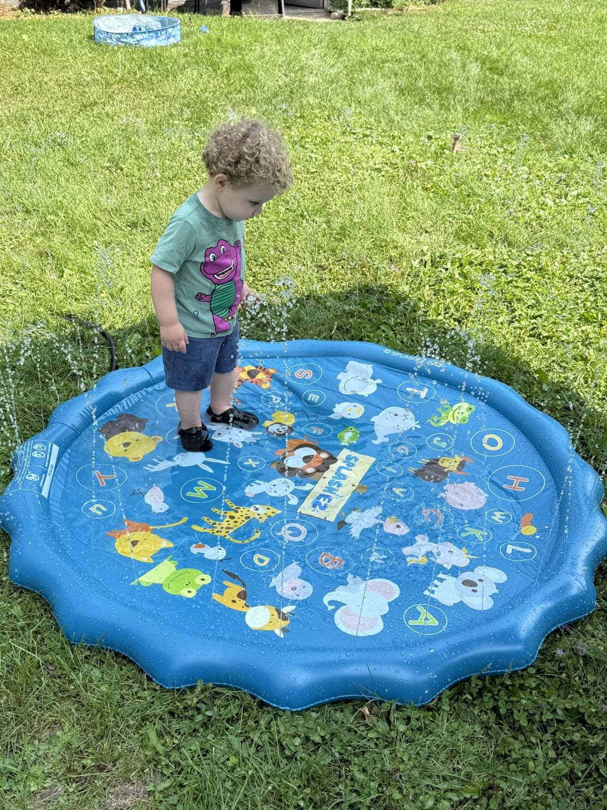 SplashEZ 3-in-1 Splash Pad, Sprinkler for Kids & Baby Pool for Learning customer photo 1