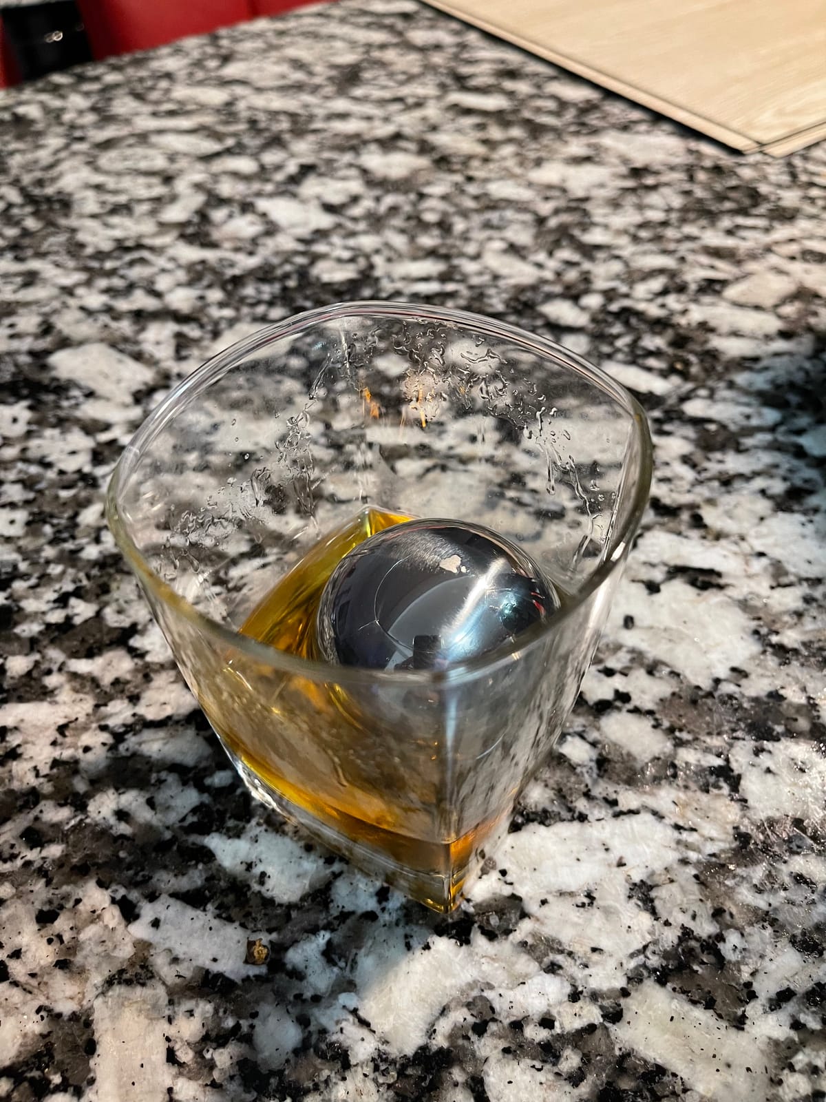 Gifts for Him - Men Dad Husband - 4 XL Stainless Steel Whisky Ice Balls, Special Tongs & Freezer Pouch in Luxury Gift Box for Whiskey Lovers! customer photo 2