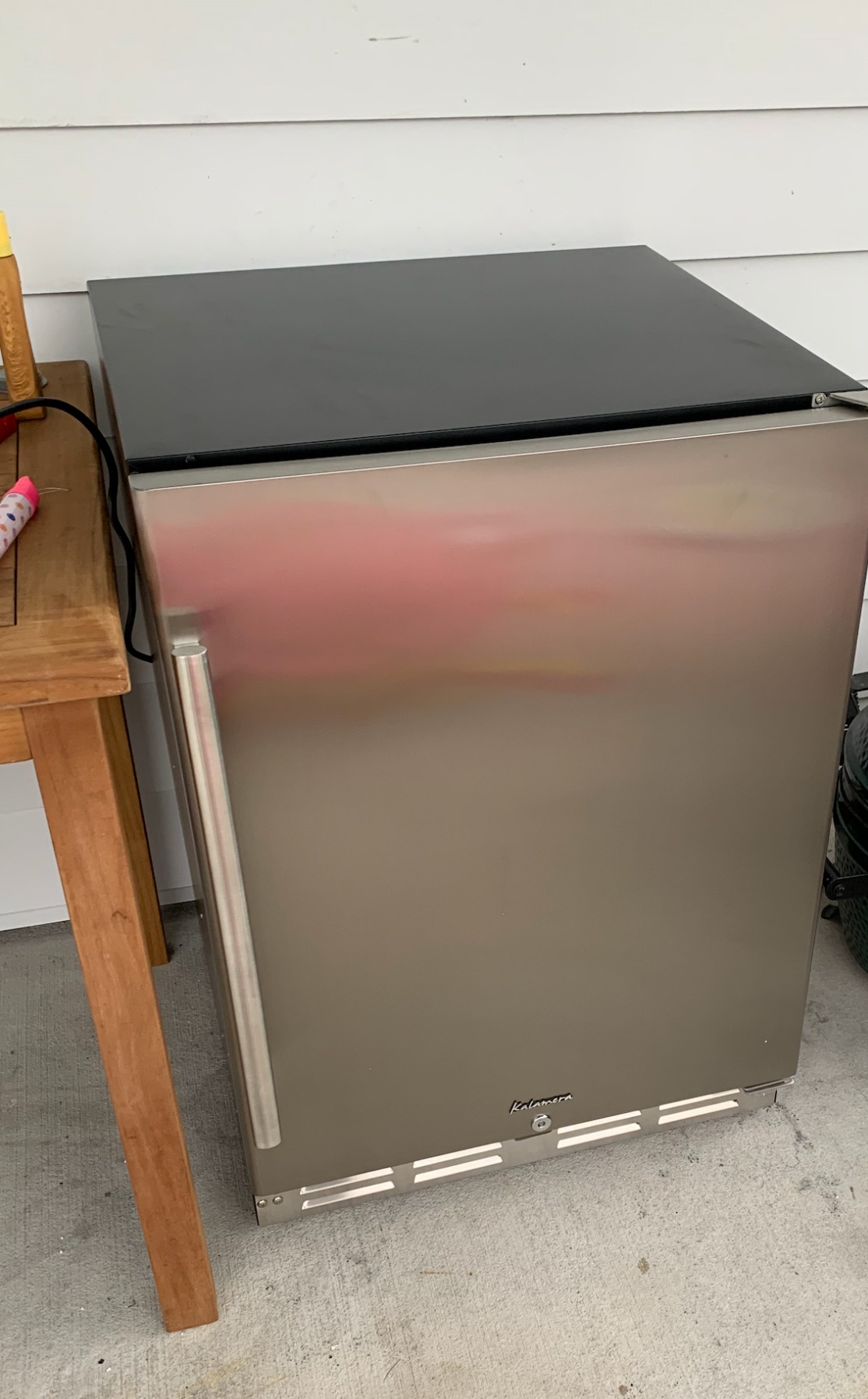 Kalamera 24 inch Stainless Steel Beverage Refrigerator, Outdoor Mini Fridge customer photo 2