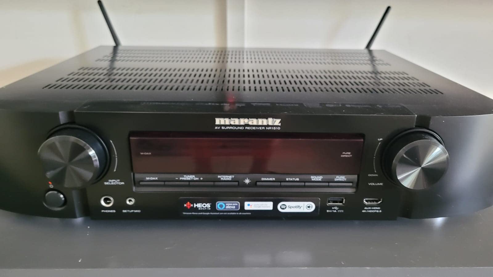 Marantz NR1510 Slimline 5.2 Channel AV Receiver Powered by HEOS™ with 50 W, 4K, and 6 HDMI Inputs customer photo 1