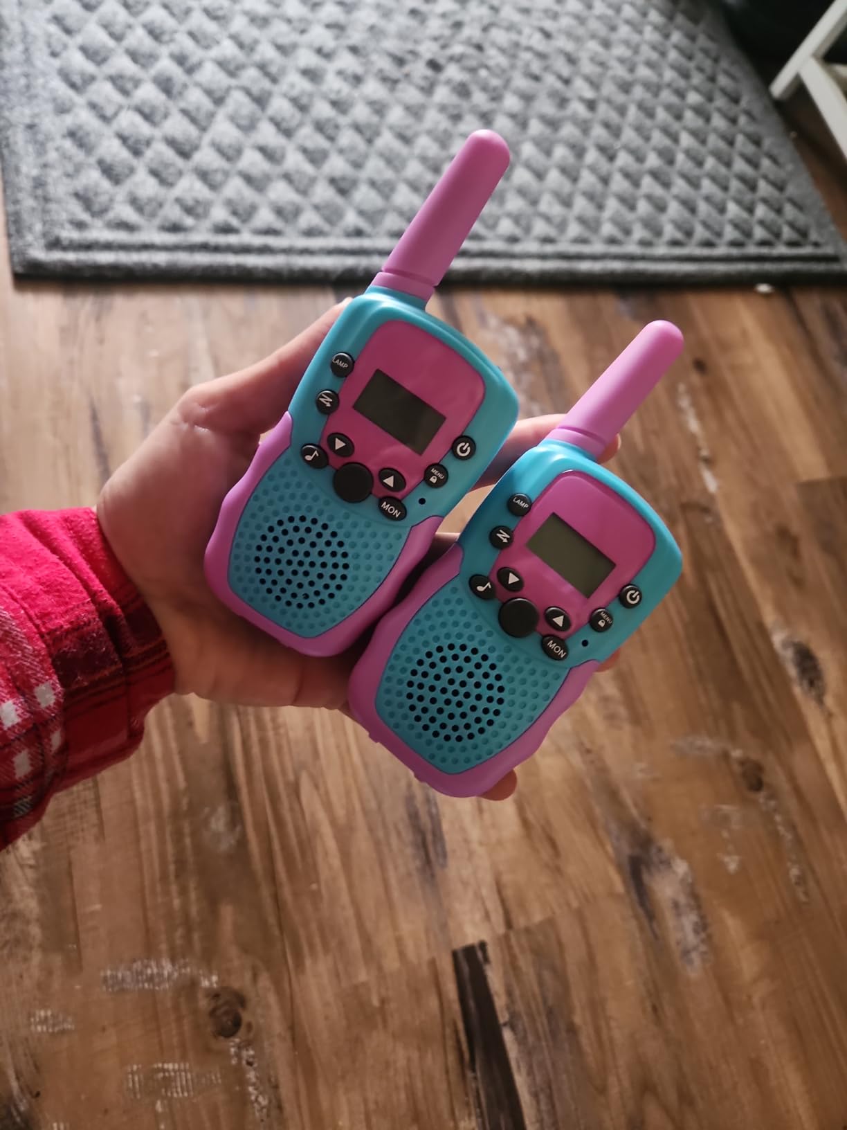 Selieve Toys for 3-12 Year Old Boys Girls, Easter Basket Stuffers, Walkie Talkies for Kids 22 Channels 2 Way Radio Toy with Backlit LCD Flashlight, 3 Miles Range for Outside, Camping, Hiking customer photo 2