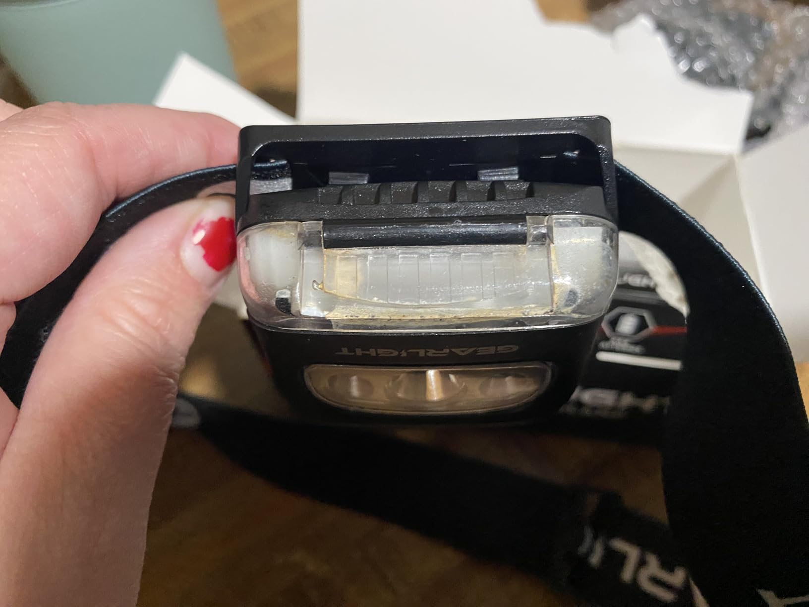 LED Headlamp 2-pack Battery Powered (AAA) (Batteries Not Included) | Head Lamp for Running Hunting Camping Fishing Hiking with Red Light and Adjustable Headband - Bright Forehead Headlamp 7 Modes customer photo 1