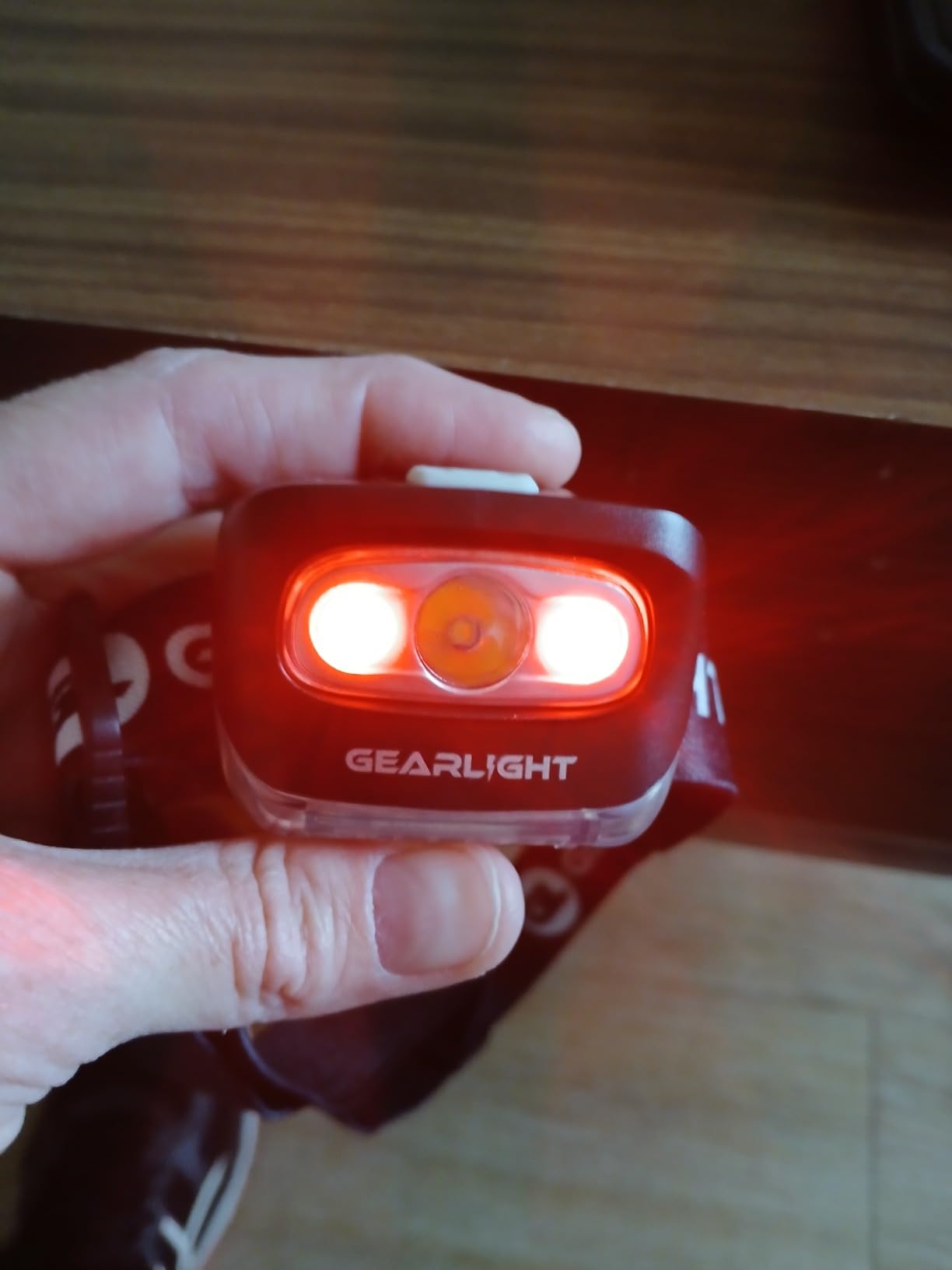 LED Headlamp 2-pack Battery Powered (AAA) (Batteries Not Included) | Head Lamp for Running Hunting Camping Fishing Hiking with Red Light and Adjustable Headband - Bright Forehead Headlamp 7 Modes customer photo 2